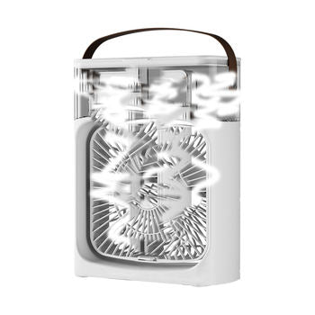 Portable USB Air Conditioner Fan with LED & Mist