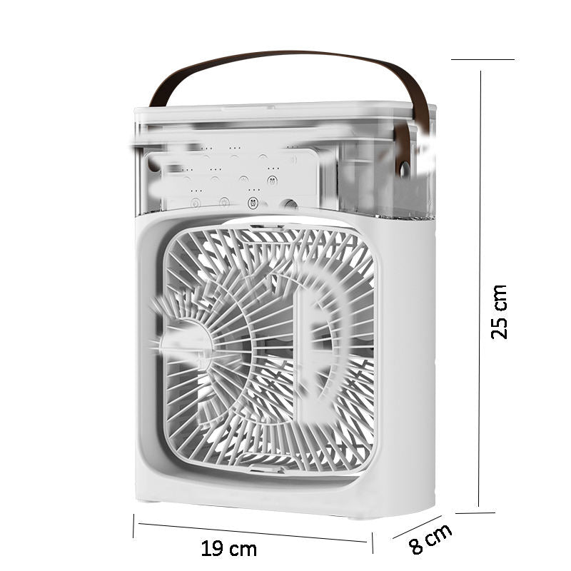 Portable USB Air Conditioner Fan with LED & Mist