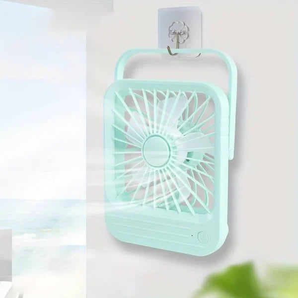 Mini USB Desk Fan – Quiet, Rechargeable, Portable