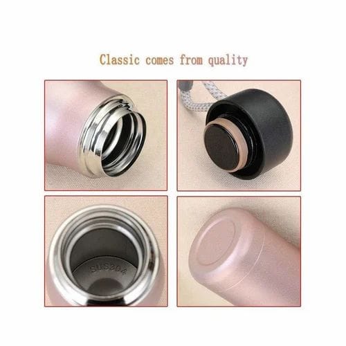 550ml Insulated Steel Thermos – Leakproof, Hot & Cold (Random Color)